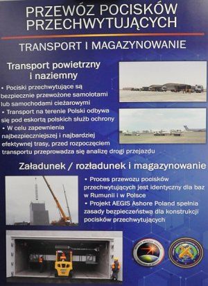 Plansza: przewóz pocisków przechwytujących.