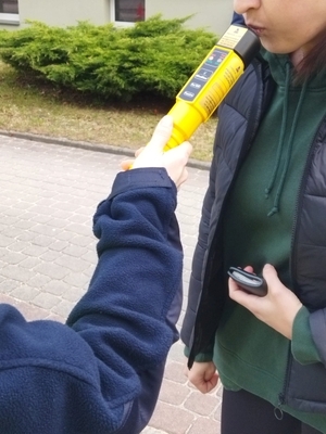 Badanie na zawartość alkoholu w wydychanym powietrzu