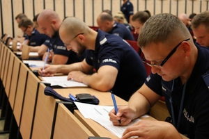 Egzamin końcowy na szkoleniu zawodowym aspiranckim.
