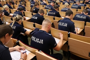 Egzamin końcowy na szkoleniu zawodowym aspiranckim.
