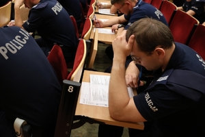Egzamin końcowy na szkoleniu zawodowym aspiranckim.