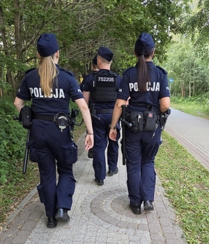 Służby na terenie Kołobrzegu.