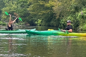 Spływ rzeką Słupia.