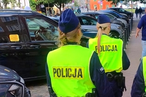 Służby na ulicach Gdańska.