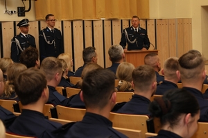 Przemówienie Komendanta Szkoły Policji.