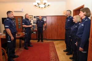 Spotkanie w gabinecie Komendanta Szkoły.