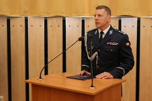 Przemówienie Komendanta Szkoły Policji.