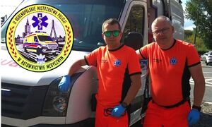 Reprezentanci SP Słupsk, od lewej: podkom. Andrzej Pawlukanis, mł.asp. Paweł Kaczmarski.