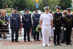 Uroczystości przy ulicy Jedności Narodowej.