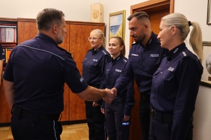 Gratulacje Zastępcy Komendanta.