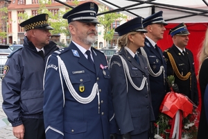 Słupskie obchody 87. rocznicy wybuchu II wojny światowej przy pomniku Żołnierza Polskiego.