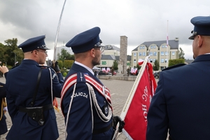 Słupskie obchody 87. rocznicy wybuchu II wojny światowej przy pomniku Żołnierza Polskiego.