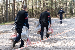 Konkurencja "Bieg pościgowy z elementami właściwymi dla specyfiki służby patrolowej"